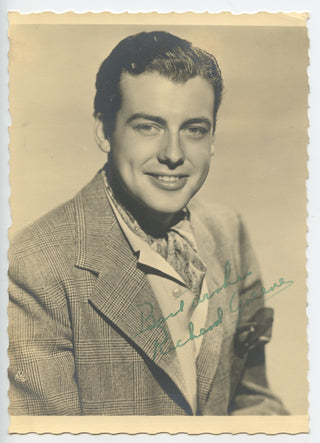 Leading Men Five Signed Photographs, Richard Greene