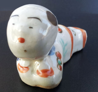 [Japanese Art] Antique Porcelain Whistle